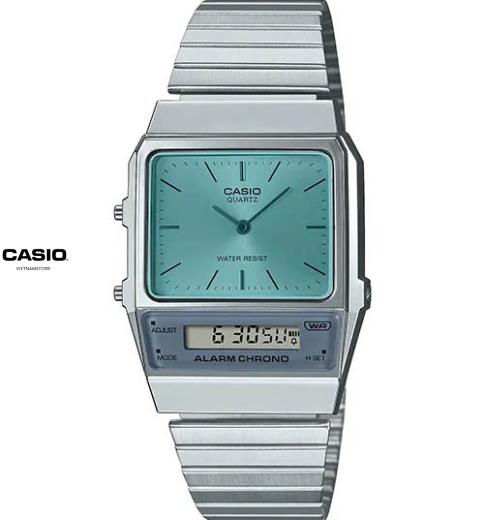 [Đồng hồ Unisex CASIO] VINTAGE AQ-800EC-2A