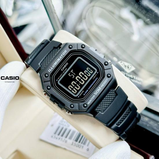 [Đồng hồ Unisex CASIO] UNISEX W218