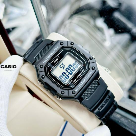 [Đồng hồ Unisex CASIO] UNISEX W218